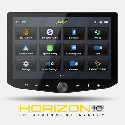 #ad Stinger HORIZON10 IX210 Digital Multimedia Receiver 10.1quot; HD Touchscreen Display $1099.00