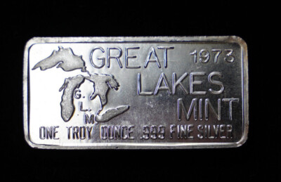Labor Day 60th Anniversary 1913 - 1973 Great Lakes Mint 1oz 999