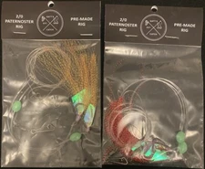 X10 Whiting Flasher Rigs Snatcher Circle Hooks- Paternoster 2/0 Rigs