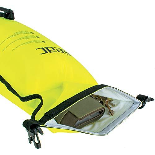SEAC Safe Dry Bouée Gonflable de Natation, 36 x 72 cm, 28 l Adulte Unisexe, Jaun - Photo 2/7