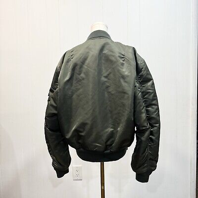 ジャケット・アウター ALPHA INDUSTRIES MA-1 INTERMEDIATE L VTG Alpha Industries MA-1 Bomber Jacket Men's L Flyer's