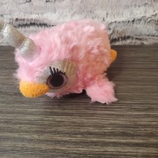 Cepillo Húmedo Felpa Rosa Pingüino Unicornio Cepillo Cubierta Ojos Brillantes Repuesto