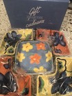 AVON 2004 LUAU Flowers segmented dish NEVER USED in BOX - Great for entertaining