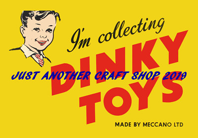 Affiche Vintage Dinky Toys Années 50 - Format A3 - Pour Décoration Boutique Ou Collection - Neuf
