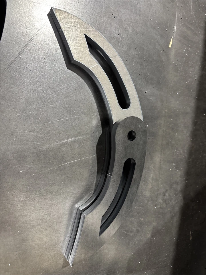 Qt 6 dobradiça para churrasco resistente 7,25” de comprimento 1/2 furo 3/8” corte a laser grosso. - Imagem 2 de 4