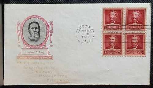 (USA-218) USA 1940 FDC FAMOUS AMERICANS 27 different covers addressed - Picture 12 of 55