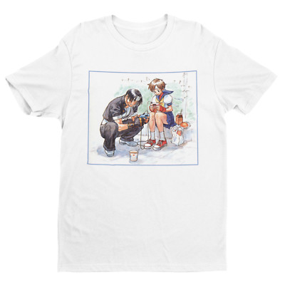 Kyo & Sakura Playing Premium Unisex T-shirt | Gifts for Him, Her, Street Fighter