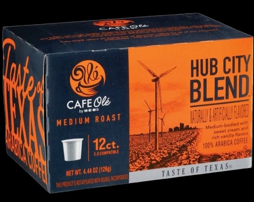 Cafe Ole Hub City blend single serve K Cups Coffee 12count box *FRESH* - 第 1/1 張圖片