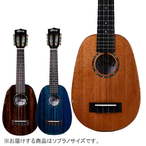 NEW Uma SopranoUkulele Uk-20Ssp Pineapple type 3 Colors Uke Instrument Japan