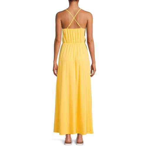 Nine.Eight Womens Wrap Maxi Dress Yellow Gold Size S - 第 2/7 張圖片