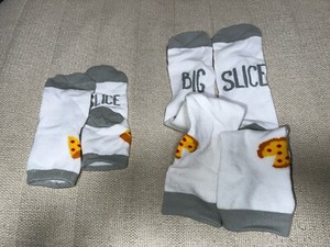 Mama/Dada Baby Pizza Socks