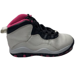 Nike Air Jordan 10 Retro del niño 11 C Pure Platinum vivos rosa negro  487212-008 | eBay