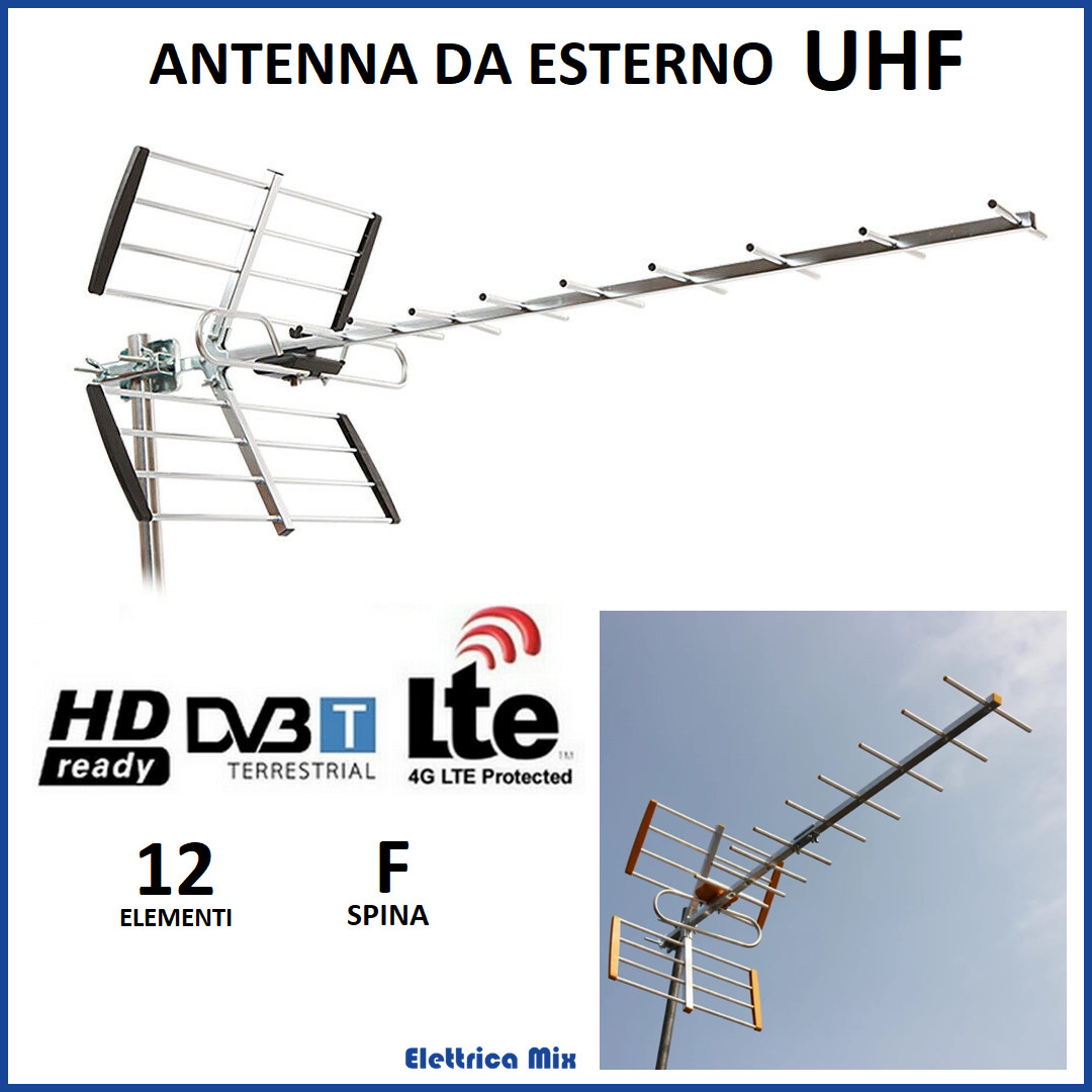 Antenna Digitale Terrestre Camper Esterno usato in Italia vedi tutte