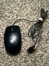 Black Hp Optical Mouse wired- Working Condition
