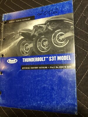 BUELL THUNDERBOLT S3T MODELS PARTS CATALOG 2002