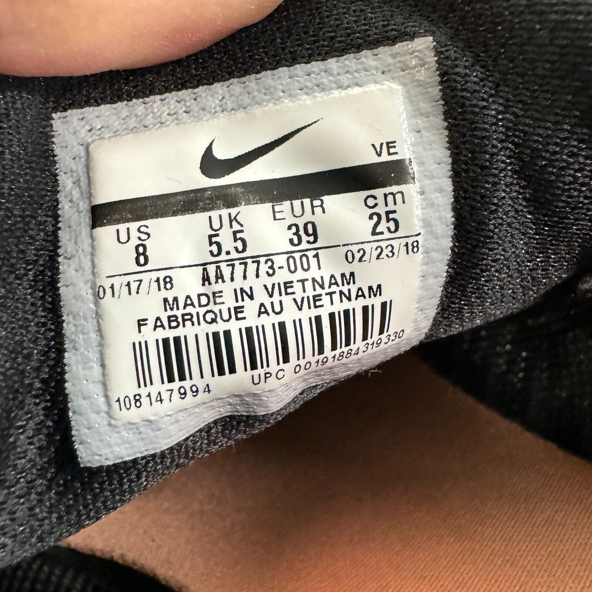 Size 8 - Nike In-Season TR 8 Black for sale online | eBay