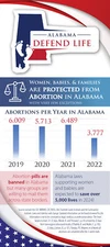 Alabama Stats Card Brochure (Pack of 50)
