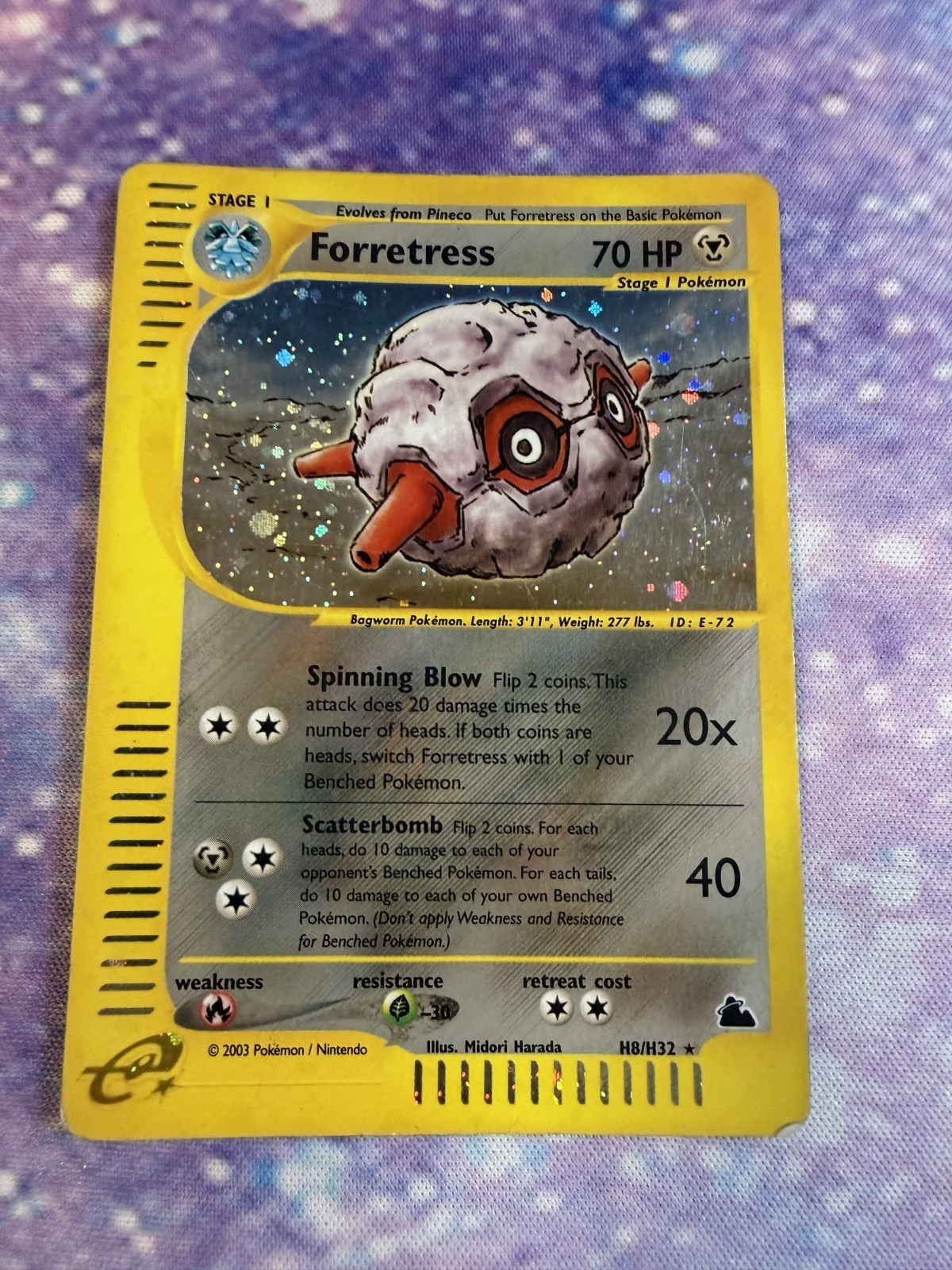 Forretress H8/H32 Skyridge Holo Rare NM Pokemon Card