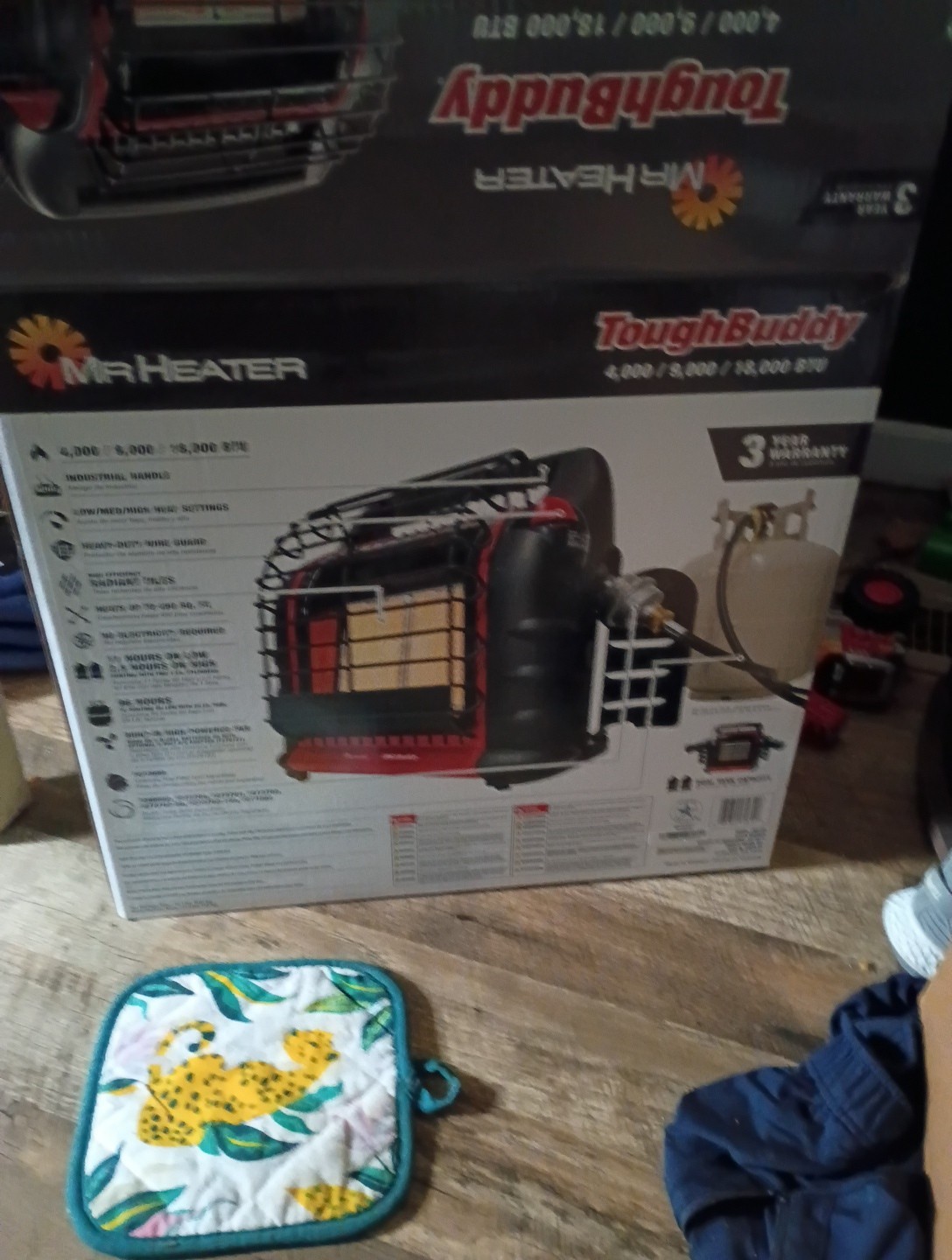 Toughbuddy Indoor Safe Propane Heater Mh18b