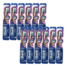 12-PACK Oral-B Vivid Whitening Manual Toothbrush 35 Soft with Indicator Bristles