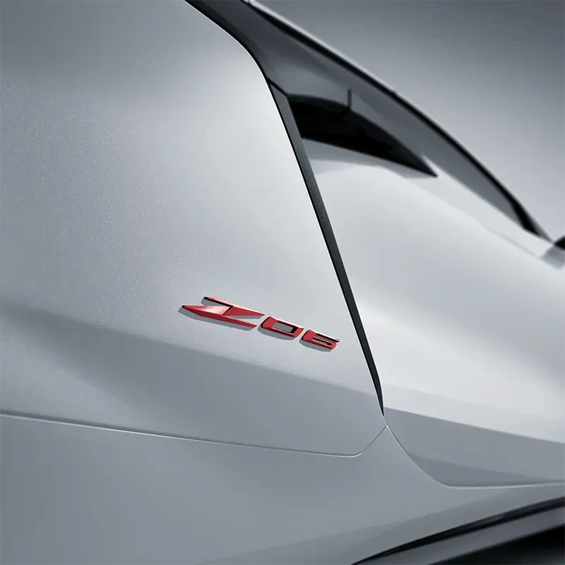 OEM GM 2023-2026 Chevy Corvette C8 Z06 Set of 2 Side Emblems Propel Red ...