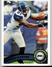 Chris Clemons 2011 Topps Football Seattle Seahawks