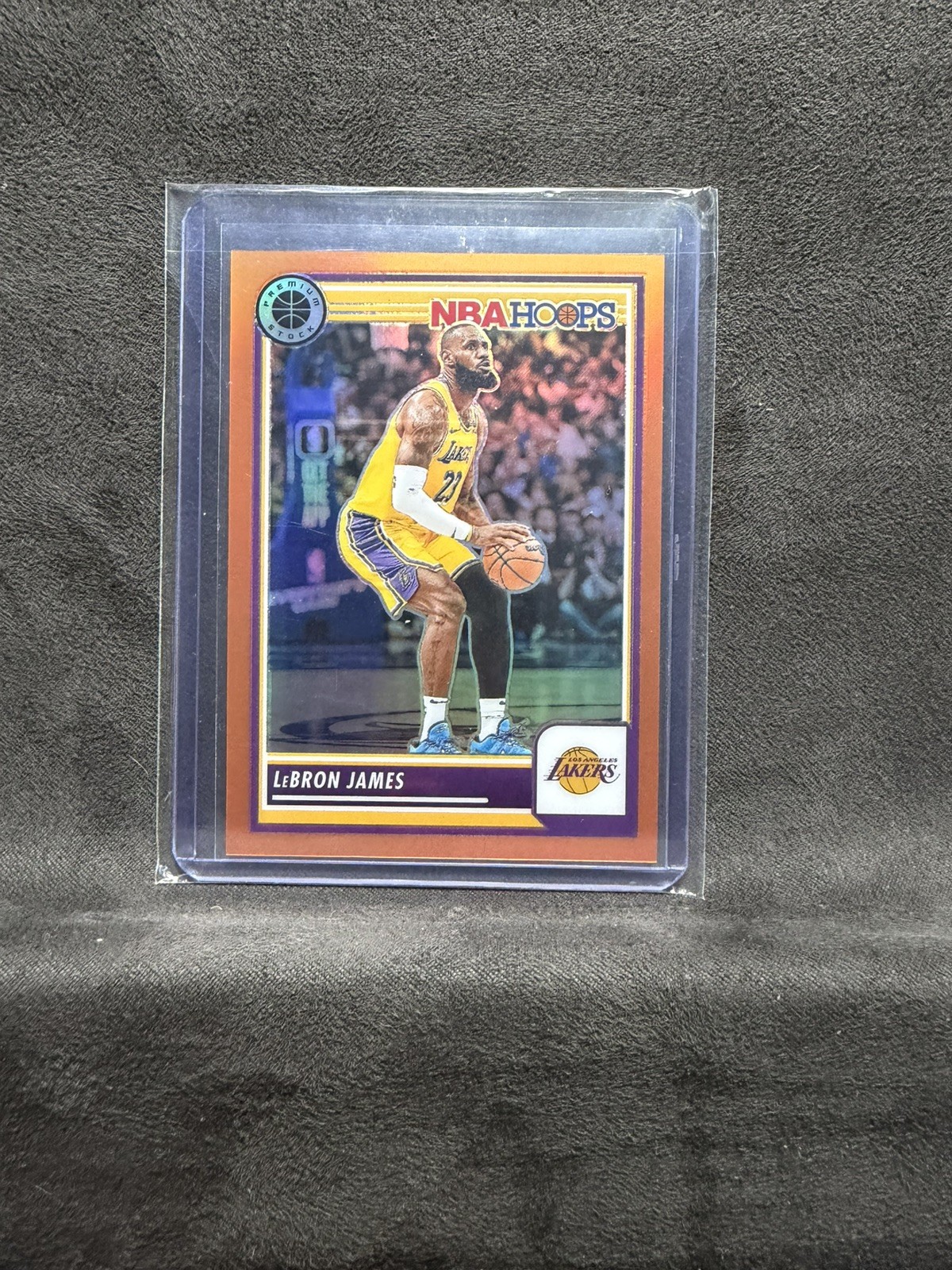 2023-24 Panini Nba Hoops Premium Stock - LeBron James #149 Orange Prizm /299