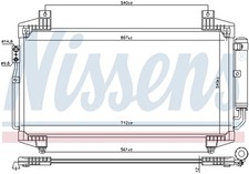 NISSENS 940936 Kondensator, Klimaanlage für MITSUBISHI