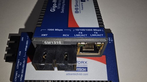 Advantech Giga-MiniMc media converter IMC-370-SM-PS, SM1310 - Afbeelding 3 van 5