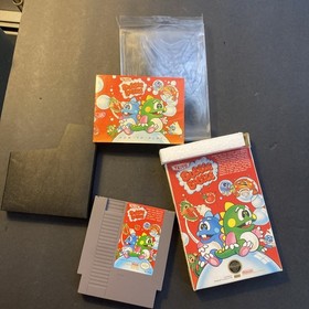 Bubble Bobble (Nintendo NES, 1988) Complete CIB Box Manual Tested Authentic 