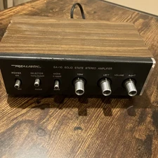 Realistic SA-10 Solid State Stereo Amplifier Model 31-1982a Untested