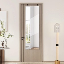 Over the Door Jewelry Organizer, Hanging Jewelry Storage Cabinet w/Full-Lengt...