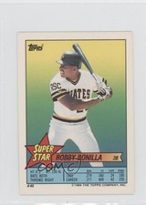 1989 Super Star Sticker Back Cards Bobby Bonilla Tim Wallach Rich Gedman #40 0m0