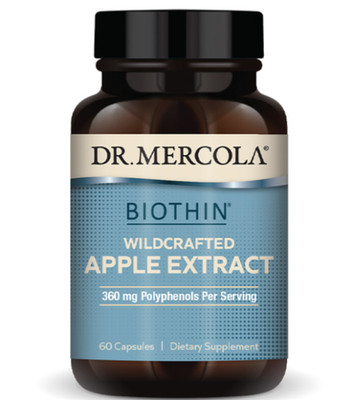 Dr. Mercola Biothin Wildcrafted Apple Extract 360 mg Polyphenols