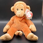 Ty Beanie Babies Bongo Monkey Plush Beanbag Stuffed Animal, 1995 Vintage