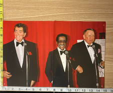 Frank Sinatra, Sammy Davis Jr, Dean Martin Chasens 1987 Scene Book Photograph