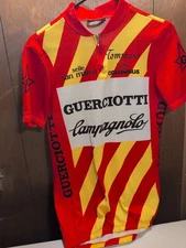 Vintage Guerciotti Campagnolo Tommaso Cycling Jersey Size 4 Large Italy