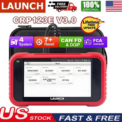 2026 LAUNCH CRP123E V3.0 Car OBD2 Scanner Diagnostic Tool Code Reader CANFD DOIP