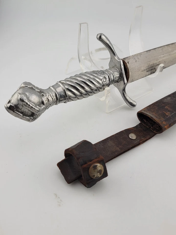 Cuchillo Daga Solingen Garra y Bola Forjado Korium Alemán Post Segunda Guerra Mundial con Funda De Colección Foto 2 de 4