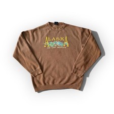 Brown Alaska Minga London Women?s XL Pullover Oversized Jumper