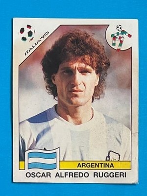 OSCAR ALFREDO RUGGERI 120 Argentina figurina Panini WC ITALIA 90 card Sticker