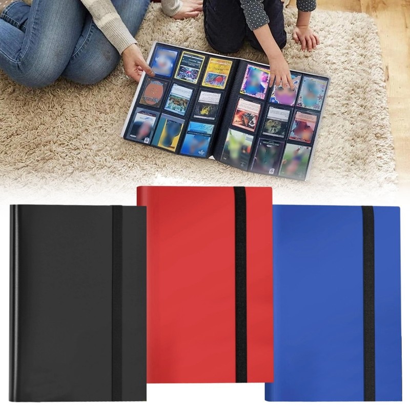 540 Trading Cards Card Collector Pokemon Card Binder - 9 Pocket A4 Folder Holds