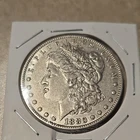 1880 Morgan Silver Dollar $1 Coin - Business Strike - No Mint Mark