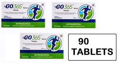 Charak Go365 Nutra Tablets   90 Tabs | Joint & Cartilage Health Support