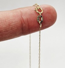 Gold Chain Necklace Prince of Wales Twisted 0.8mm Fine 9ct Jewellery Gift 375