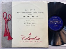 MARTZY - COLUMBIA 33CX 1288 - BACH - UNACCOMPANIED VIOLIN SONATAS N.5/6 - VOL 3