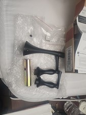 Pfister LG49-RH2B Rhen 8" Waterfall Wall Mount Bathroom Sink Faucet, Matte Black