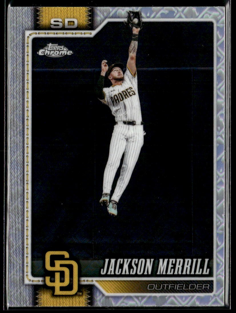 2026 Topps Chrome #137 Jackson Merrill Logofractor Edition