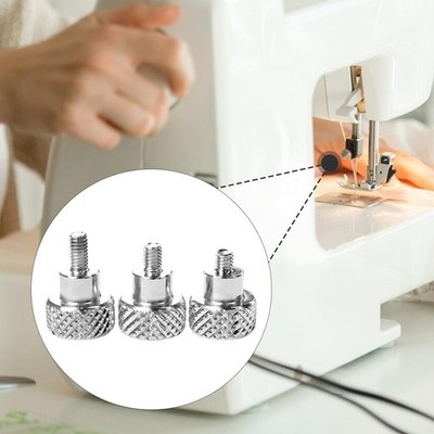 12x Nähfußschraube Stiftklemme Madenschrauben Rändelschraube