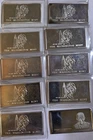 7.05467 Ounces Of .999 Fine silver, (Ten) 20 Gram Bars  FREE SHIP-Below Spot